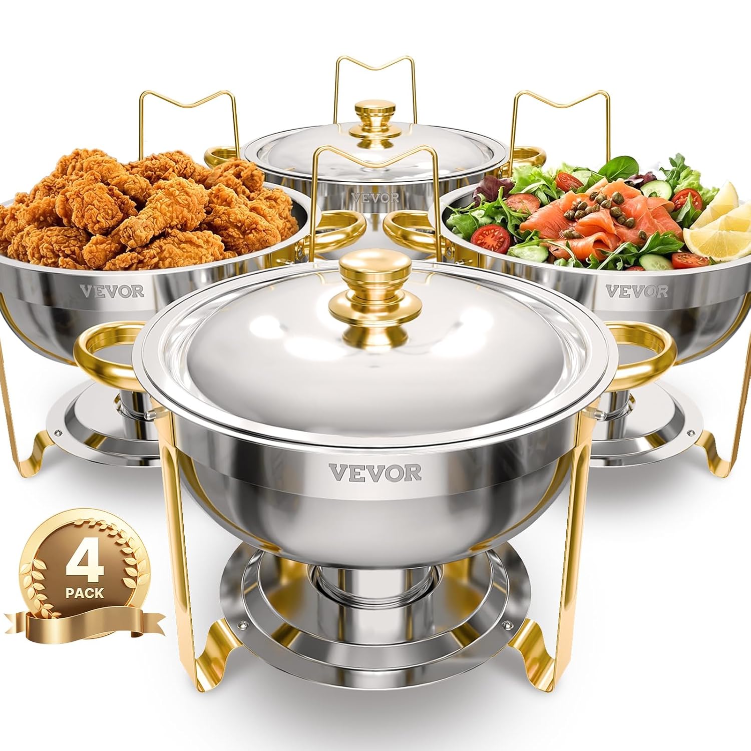 Buffet chauffant rond