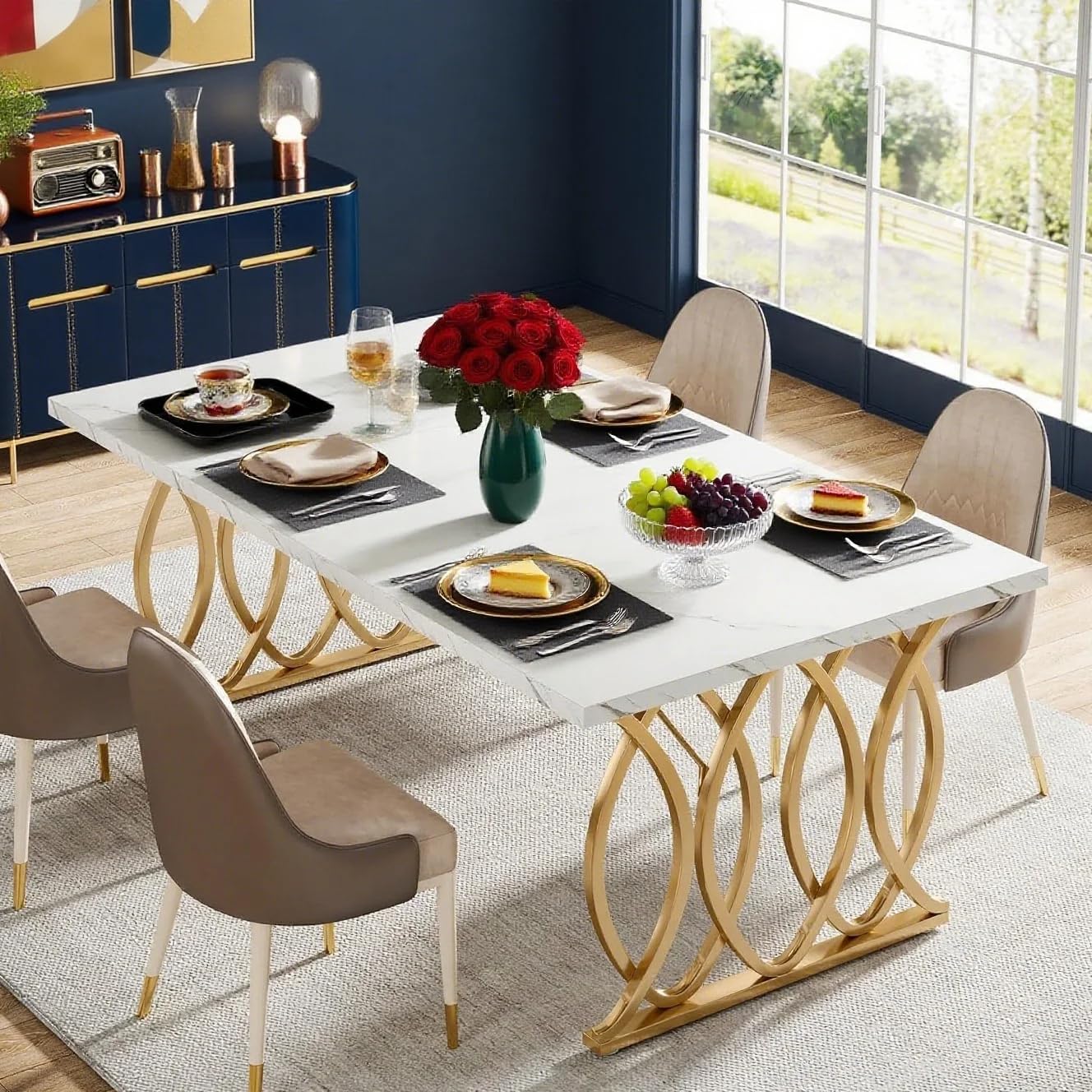 Table 160 cm 6 personnes